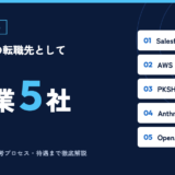 ITセールスの転職先として人気の5社、転職ガイド記事を公開しました
