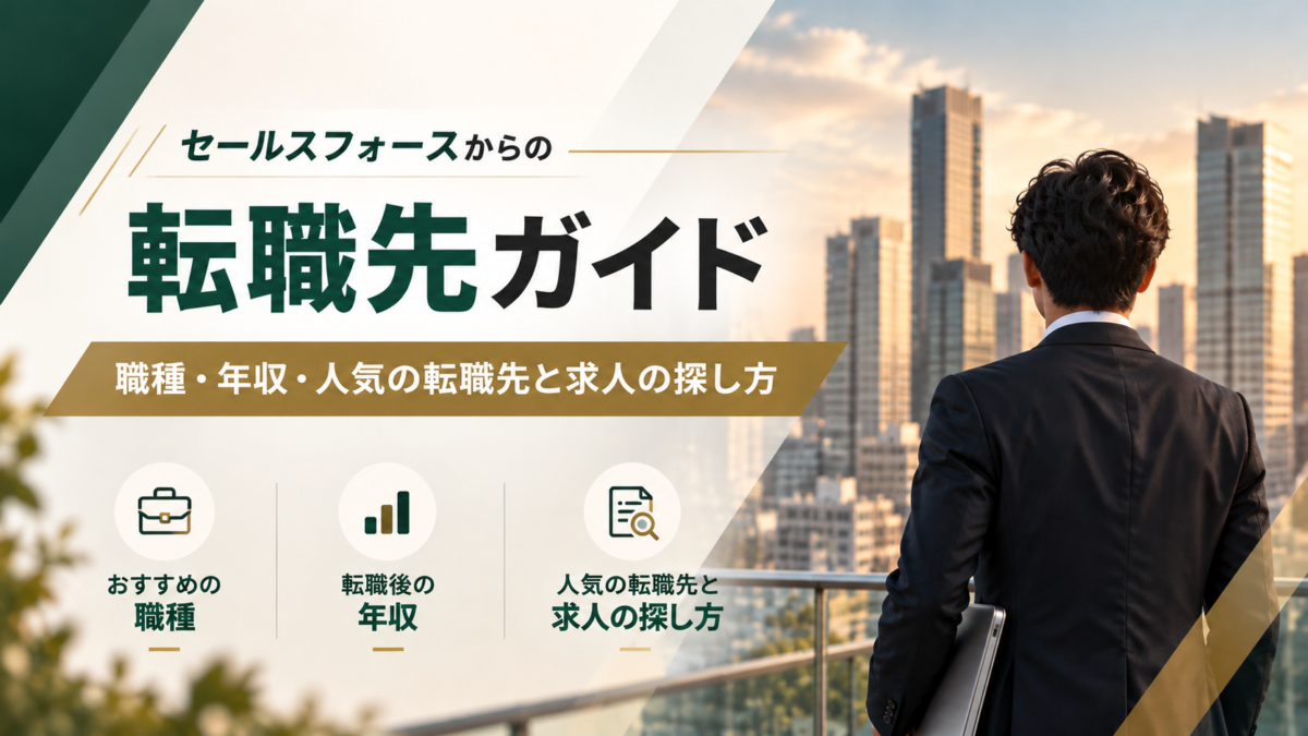 Salesforceからの転職先ガイド｜AESEの職種別キャリアと企業比較